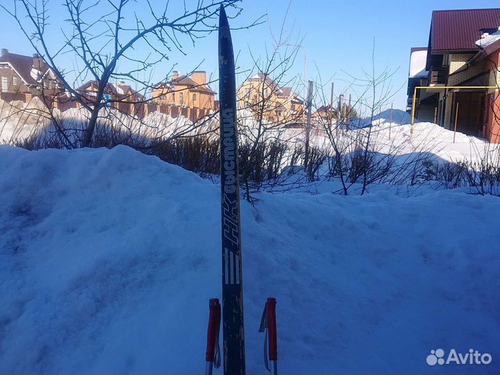 Лыжа деревянная 200 см 1 шт