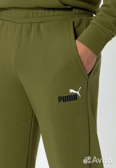 Штаны брюки спорт Puma ESS+ болотные р 2XL новые с