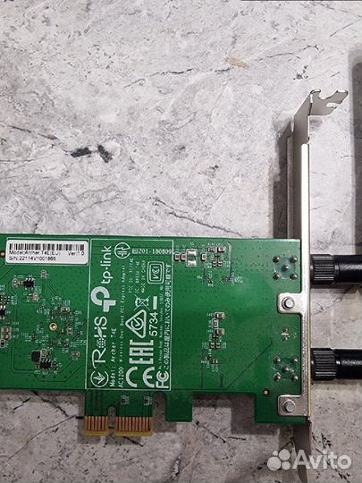 Сетевой адаптер Wi-Fi TP-link Archer T4E PCI
