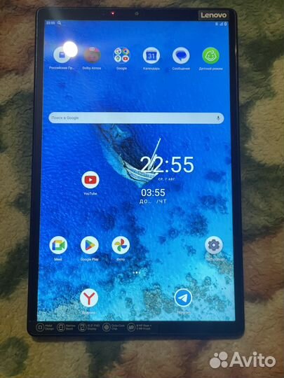 Планшет lenovo tab m10 fhd plus sim