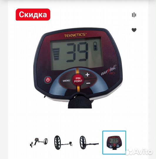 Металлоискатель Teknetics Eurotek PRO (новый)