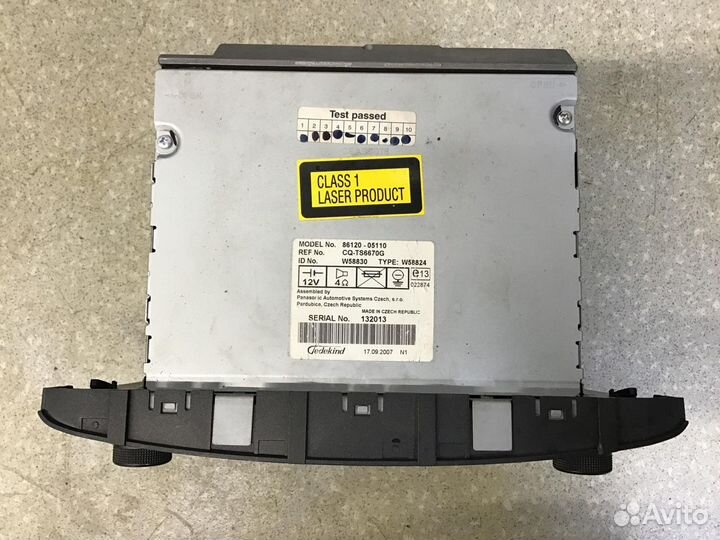 Магнитола Toyota Avensis II 2003-2008