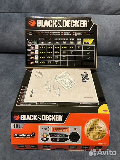 Зарядное устройство Black&Decker 10amp