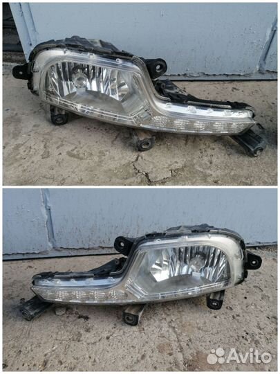 Фара Птф LED KIA cerato 2 комплект с рамками