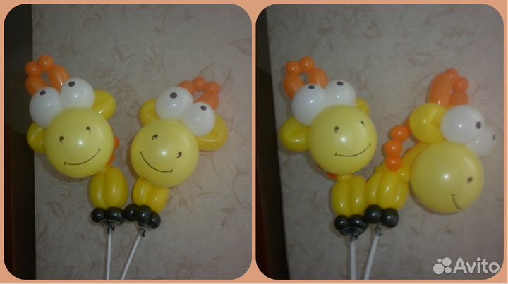 Жираф на палочке