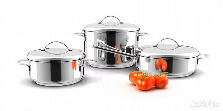 Кастрюля 1,5 л 16 см с крышкой 110315 всмпо гурман