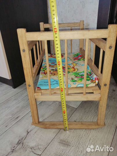 Кроватка для кукол, дерево