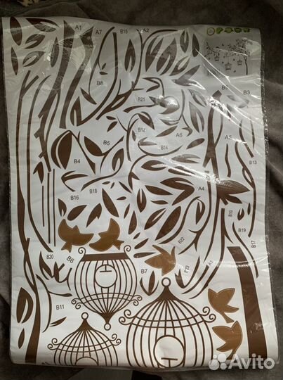 Интерьерная наклейка на стену