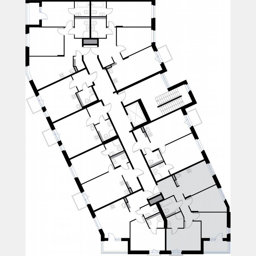 3-к. квартира, 63,3 м², 3/3 эт.