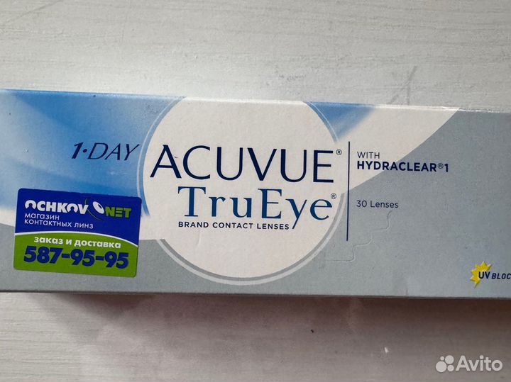 Контактные линзы acuvue 1-day acuvue TruEye