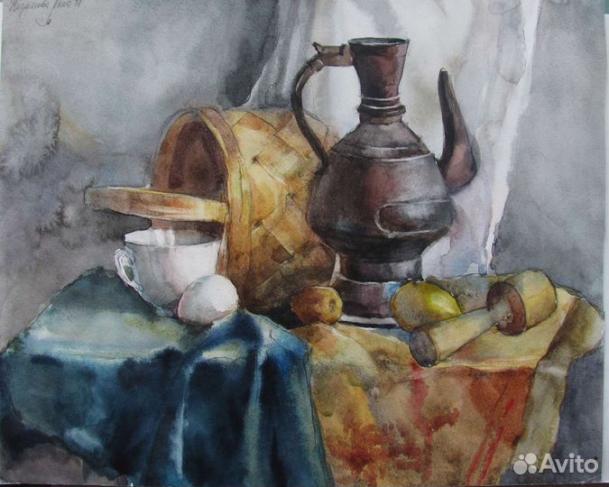 Картины натюрморты акварель 40х50