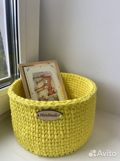 Вязанные корзины