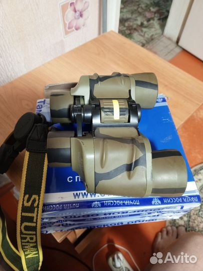 Бинокль полевой с призмами порро