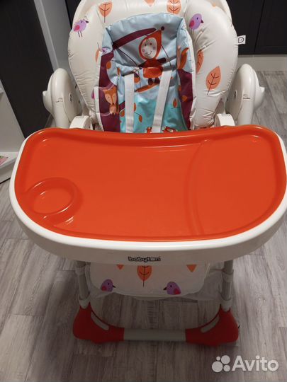 Стульчик для кормления babyton tasty red