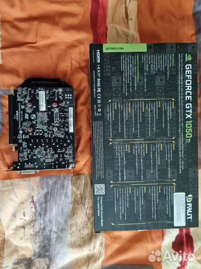 Видеокарта gtx 1050 ti 4gb palit