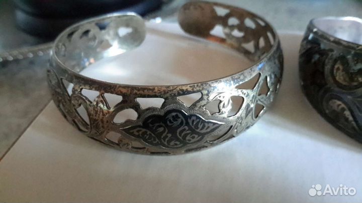 Серебро.Кубачи.Браслеты.Кольца.ссср