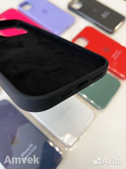 Чехол на iPhone 13 Pro (Закрытый низ) Чёрный