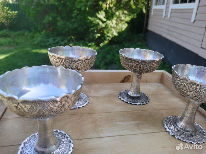 Креманки для мороженого винтаж Индия