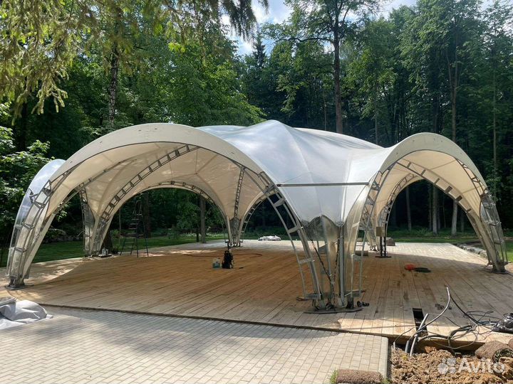Шатер Арочный Гексагональный 13*15 палатка