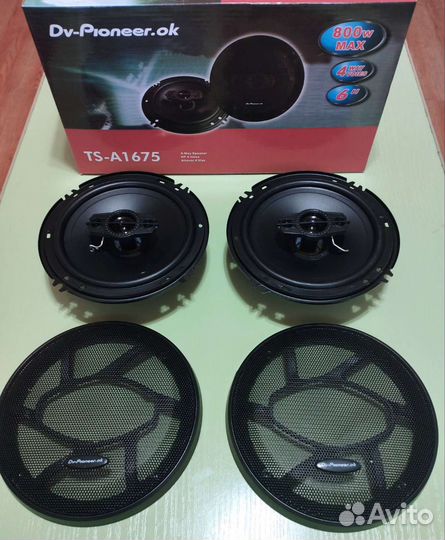 Динамики Pioneer. 16 См. 2 шт. Новые