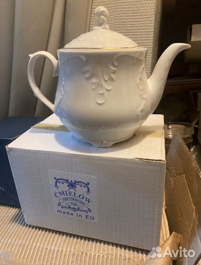 Бульонница блюдце Чайник Бернадот Чехия