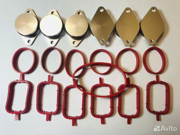 Заглушки-вихревых-заслонок*бмв*клапана- (егр*EGR)