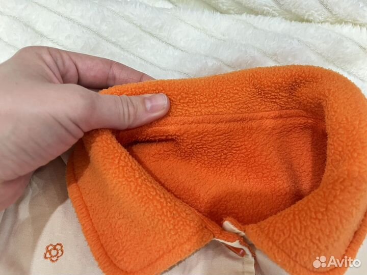 Плащ пальто утепленное для девочки 98