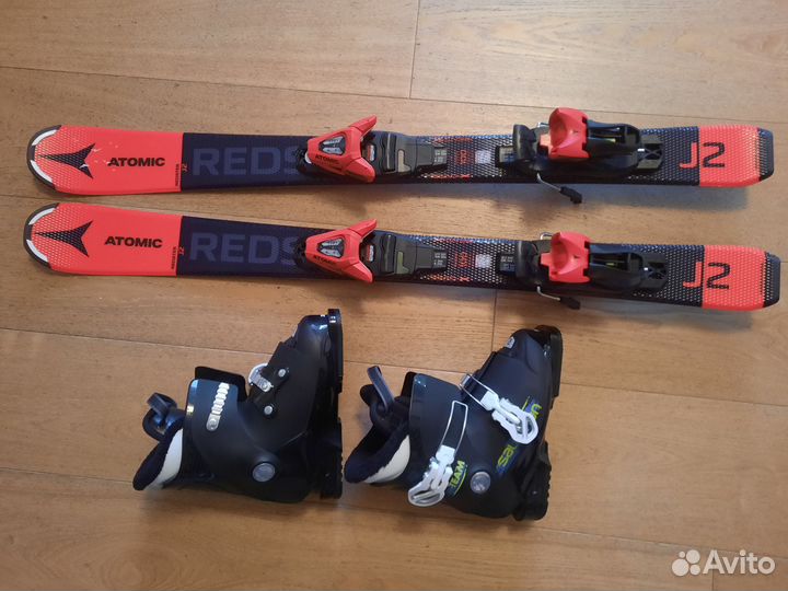 Горные лыжи детские atomic 100 с ботинками 20.0