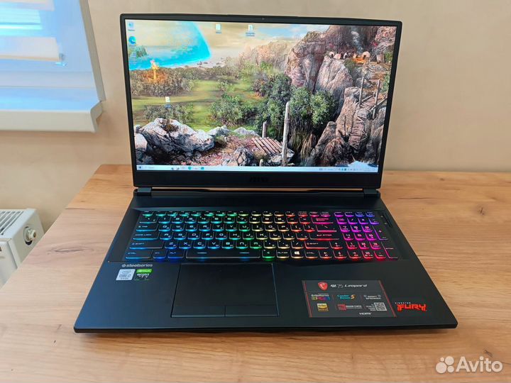Msi 17.3/intel i7/32gb/RTX 2070 8gb