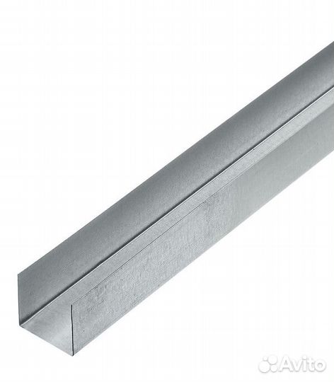 Профиль потолочный направляющий км Стандарт 28х27 мм 3 м 0,50 мм