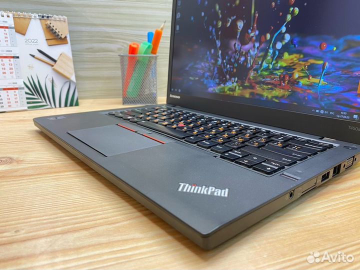 Ноутбук Lenovo T450s i7 12Gb SSD IPS Гарантия