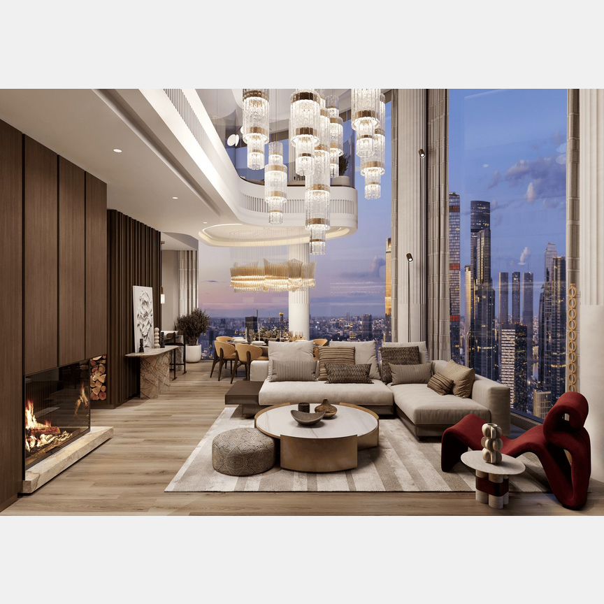 2-к. квартира, 65,6 м², 29/46 эт.