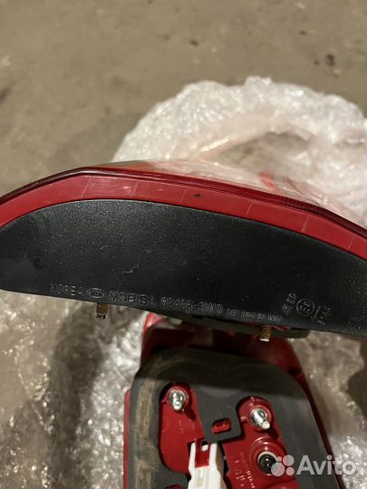 Задние фонари от kia sportage 3