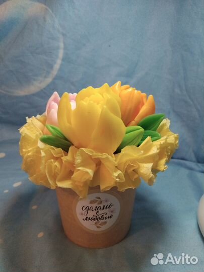 Букеты из мыла ручной работы