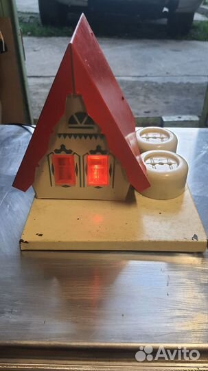 Домик переключатель ёлочных гирлянд СССР