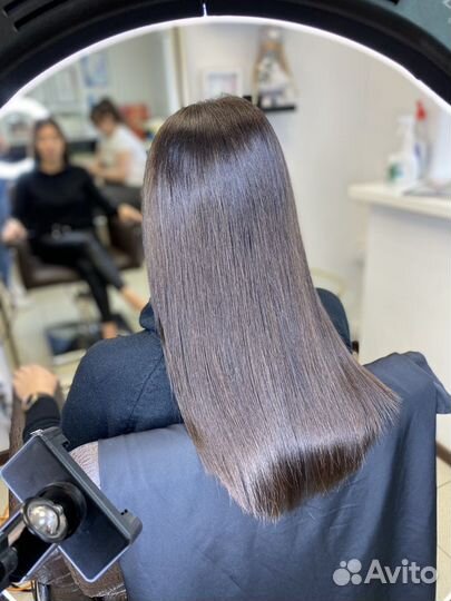Кератиновое выпрямление волос, ботокс, бустап, окр