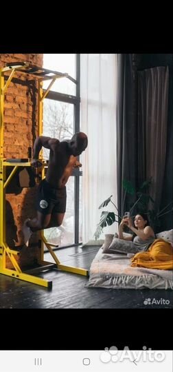 Турник 3 в 1 напольный