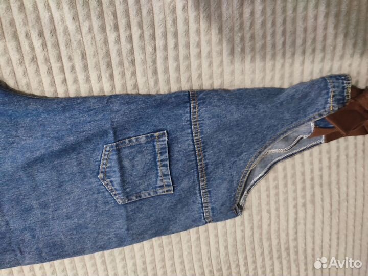 Джинсовый комбинезон женский 50-52