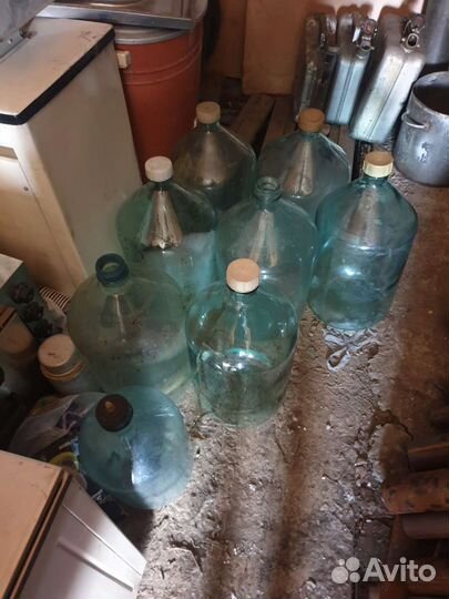 Бутыль стеклянная 20 литров