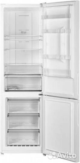 Холодильник двухкамерный maunfeld MFF200NFW10 Inverter инверторный белый