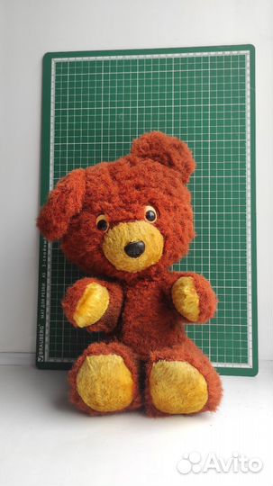 Плюшевый медведь СССР Мишка Тедди винтаж СССР 80-х