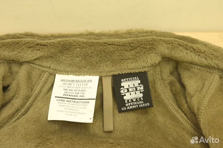 Флисовая кофта LL GEN 3 L3 ecwcs peckham Койот