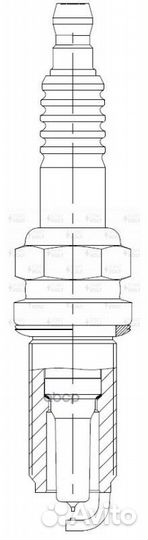 Свеча зажигания nissan almera N16 00- 1.6I/X-TR