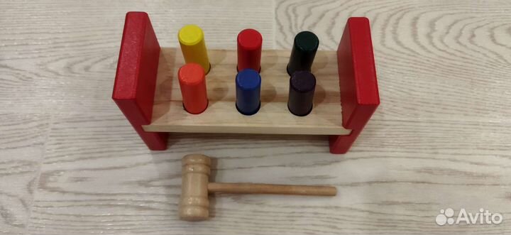 Развивающие шнуровка стучалка сортер