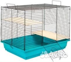 Дарэлл 4303бирюз-черн ECO Клетка д/шиншилл Шуша-1