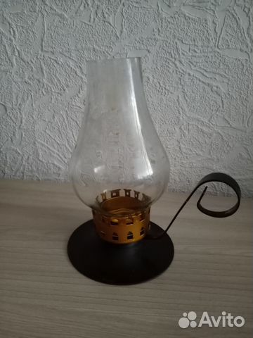 Керосиновая лампа винтажный подсвечник СССР