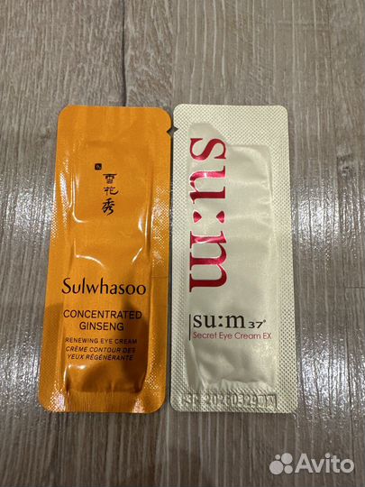 Пробники The History OF Whoo,Sulwhasoo,Su:m37,OHui