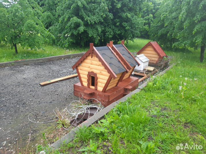 Домик для уток плавающий