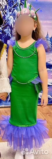 Костюм русалки рыбки 116-128