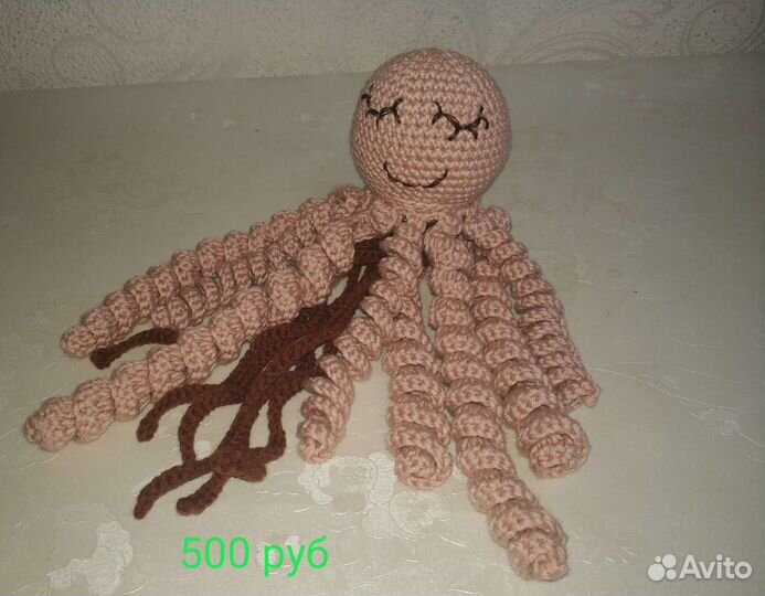 Осьминог для недоношенных деток. Ручная работа